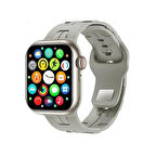 ScHitec Watch HK9 Mini Amoled Ekran Android İos HarmonyOs Uyumlu Akıllı Saat Gümüş