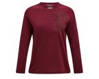 Peak Performance W POLARTEC LIGHTWEIGHT FI Kadın Günlük Uzun Kollu Tişört G80167020T Mor