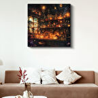 Simyacı Atölyesi - Işıltılı İksirler Anime Kanvas Tablo