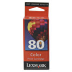 Lexmark 80-12A1980 Renkli Orijinal Kartuş