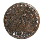 Ahşap Duvara Asmalı El Oyması Pano