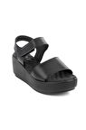 Muya Sempre 34208-001 Anatomik Taban Kadın Sandalet Siyah 36-40 