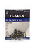 Fladen Lekande Rolling Swivel W.Snap Klipsli Fırdöndü NO:7