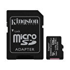 Kingston 128GB Canvas Select Plus Gen3 Micro SDXC 100MB/s A1 Hafıza Kartı, SDCS3/128GB
