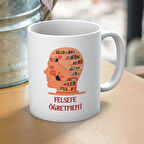 Felsefe Öğretmenlerine Özel Öğretmenler Günü Hediyelik Baskılı Kupa