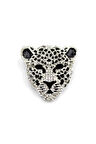 Leopar Broş - Gümüş