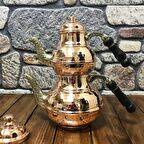 Dövme Bakır Çaydanlık No:1