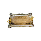 Japon Güllü Bakır Sunum Tepsisi No: 3