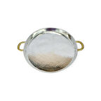 Dövme Bakır Kulplu Fırın Tepsisi 35 cm