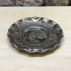 Çirtlikli Bakır Çay Tabağı