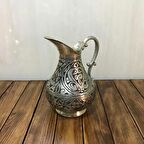 Bakır İşlemeli Eskitme Sürahi