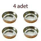 Bakır Kahvaltılık ve Çerezlik 4’lü Set