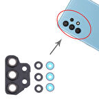 Samsung Uyumlu Galaxy A32 4G Kamera Lensi Cam Full SM-A325F