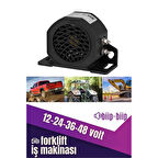  İş Makinesi Forklift Yüksek Desibel Siren 12V-24V-36V