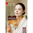 Modacar Organik Pirinç & Vitamin E Yüz Maskesi – Gözenek Sıkılaştırıcı Nemlendirici