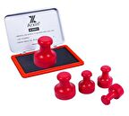 Mühür Kauçuk Alaşım Kırmızı Kaşe Yuvarlak 25Ømm