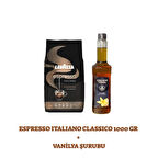 Lavazza Espresso Italiano Classico 1000 Gr + Grande Terra Vanilya Şurubu
