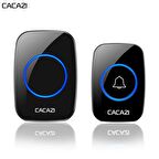 Cacazi Kablosuz Uzaktan Kumandalı LED Kapı Zili