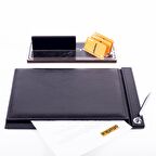 Samba Mini Sümen Takımı Gümüş Masa İsimliği Sekreterlik Toplantı Sümeni Ofis Hediyesi İsimlik Seti