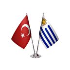 Uruguay İkili Masa Bayrağı