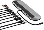 Belkin 11'i 1 Arada Evrensel USB-C Pro Bağlantı İstasyonunu - INC014btSGY