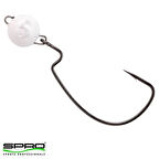 Spro Rigged Bottom #2/0 Hareketli Glow Jig Head 10gr