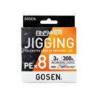 Gosen Jigging Answer 8B Multicolor 300m İp Misina 0,23mm