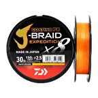 Daiwa J-Braid Expedition 8B Smash Orange 150m İp Misina 0,13mm