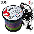 Daiwa J-Braid 8B Multicolor 1500m İp Misina Kalınlık (mm) : 0,20mm