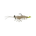 Savage Gear 3D Shrimp RTF 9 cm 7 gr Suni Yem 2 Adet Silikon Karides Renk : Glow
