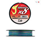 Daiwa J-Braid Grand 8B Multicolor 300m İp Misina Kalınlık (mm) : 0,22mm