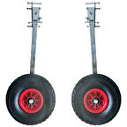 Fishika Galvanizli Küçük Boy Bot Taşıma Tekerleği