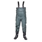 Remixon Neopren Yeşil PVC Bot Tulum Çizme Numara : 41