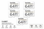 Sandisk 5'li High Endurance 64GB SDSQQNR-064G-GN6IA Micro Sdxc 100/40MB/S C10 V30 Hafıza Kartı 24FİLM