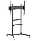 Tayfun 58'' Uyumlu Yürüyen Tekerlekli Ayaklı Led Tv Monitör Standı