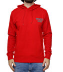 Tommy Hilfiger Reg Giriş Grafikli Erkek Kapüşonlu sweatshirt