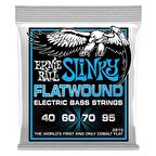 Ernie Ball 2815 Extra Slinky Flatwound Electric Bass Strings Takım Tel Bas Gitar Teli 040-95