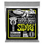 Ernie Ball 3121 Coated Titanium Regular Slinky Takım Tel Elektro Gitar Teli 010-046
