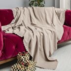 Latuda - Şönil Çift Taraflı Kaymaz Çekyat Örtüsü ve Koltuk Şalı