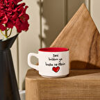 Tasarım Seni Buldum Ya Başka Ne İsterim Sloganlı Venüs Kupa - Renkli - 195 ml