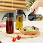 C506X3 Siyah İnci 3'lü Sos Şişesi Seti - Siyah