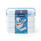 Üç Katlı Beslenme Kutusu - Asorti