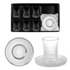 14645 Elysia Riva Cam Çay Takımı