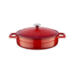 Yayvan Döküm Tencere - 24 cm