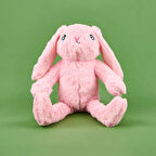 Soft Tavşan Figürlü Yastık - Pembe - 25x35 cm