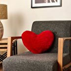 Soft Love Figürlü Yastık - Kırmızı - 45 cm