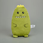 Soft Dinozor Figürlü Yastık - Yeşil - 30x33 cm