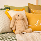 Soft Tavşan Figürlü Yastık - Asorti - 13x34 cm