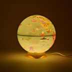 My Wild World Globe Abajur - Renkli - 26 cm