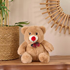 Soft Ayı Figürlü Yastık - Kahverengi - 20x25 cm